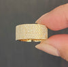 Pave Diamond Cigar Ring