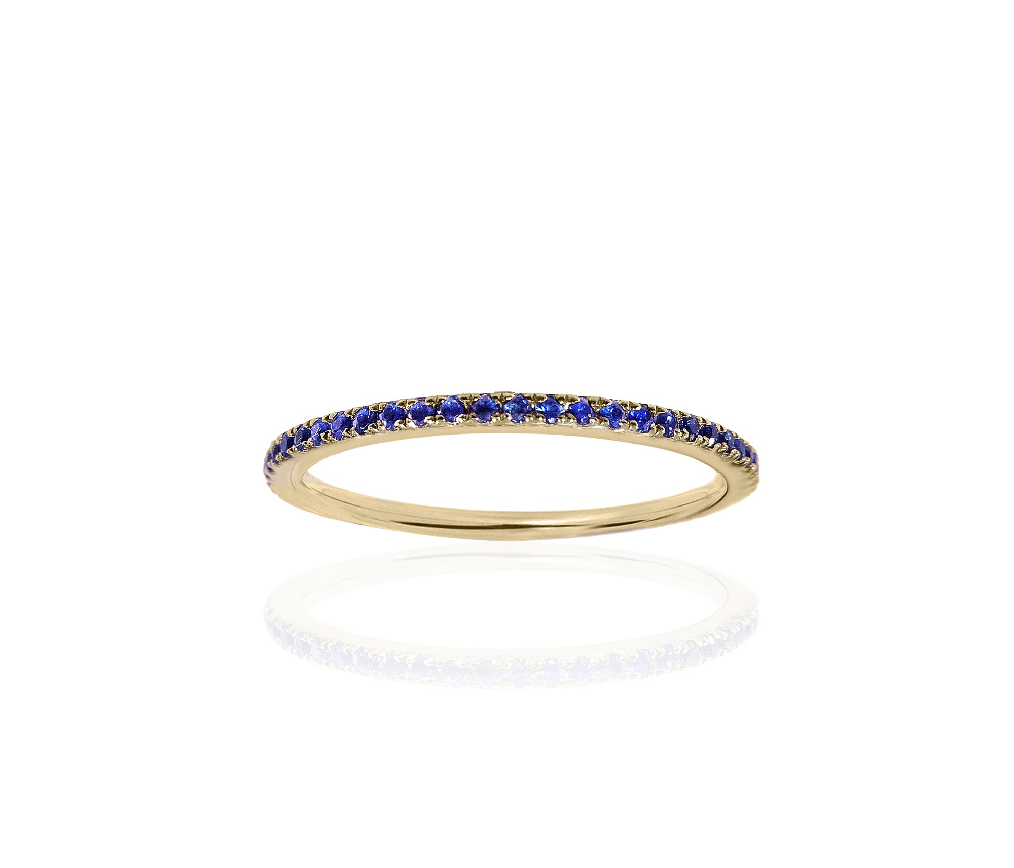 Sapphire Eternity Band Ring - Blair Weiner Designs
