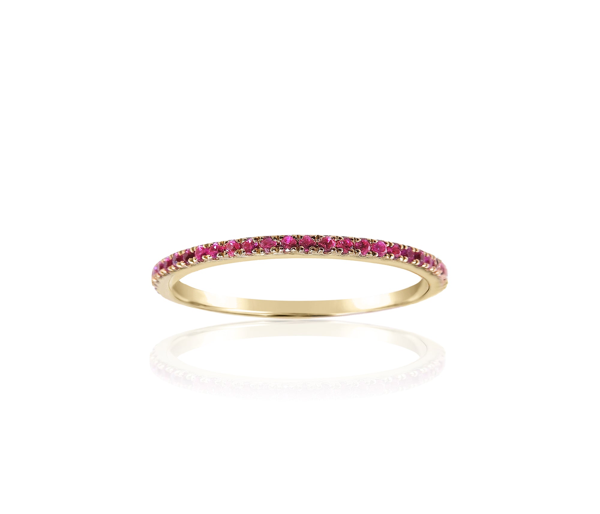 Ruby Eternity Band Ring - Blair Weiner Designs