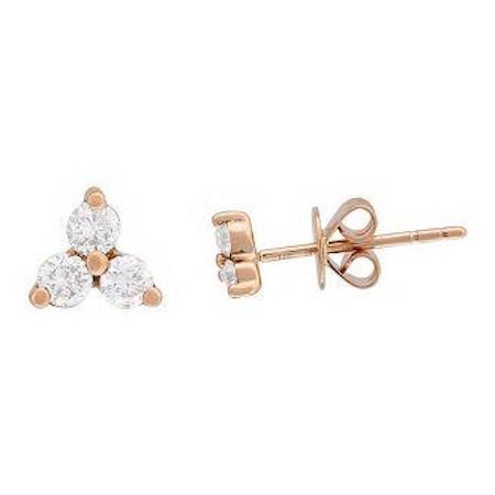 Trio Diamond Studs - Blair Weiner Designs